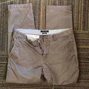 Men’s Tommy Hilfiger Custom Fit TH Flex Pants 33x30 Dark Gray